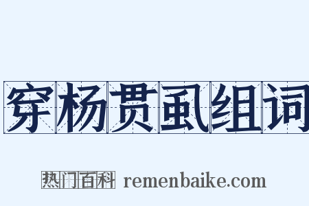 穿杨贯虱组词是什么意思的图片
